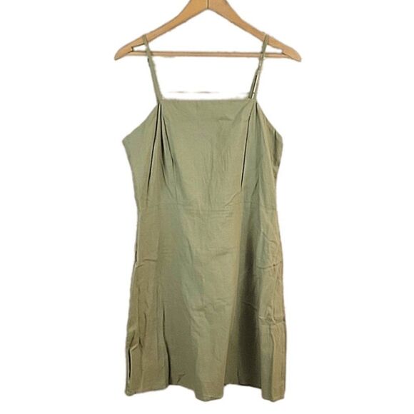 NWT Cotton On- Silver Sage Woven Krissy Dress-Size Medium - Picture 1 of 7